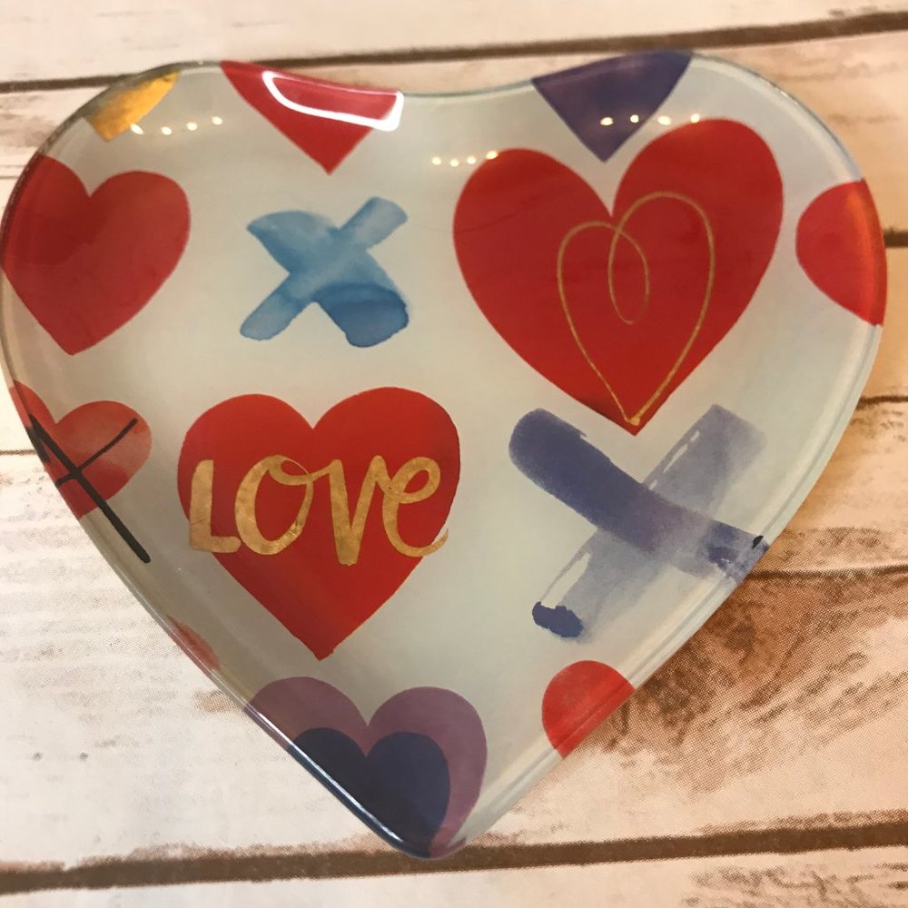 Primo Design Heart XO Trinket Plate